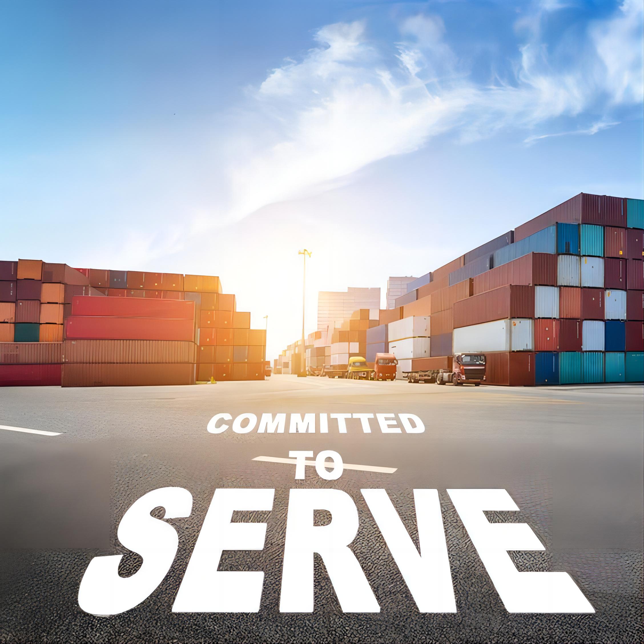 Different types of shipping containers including flat racks and open tops for machinery