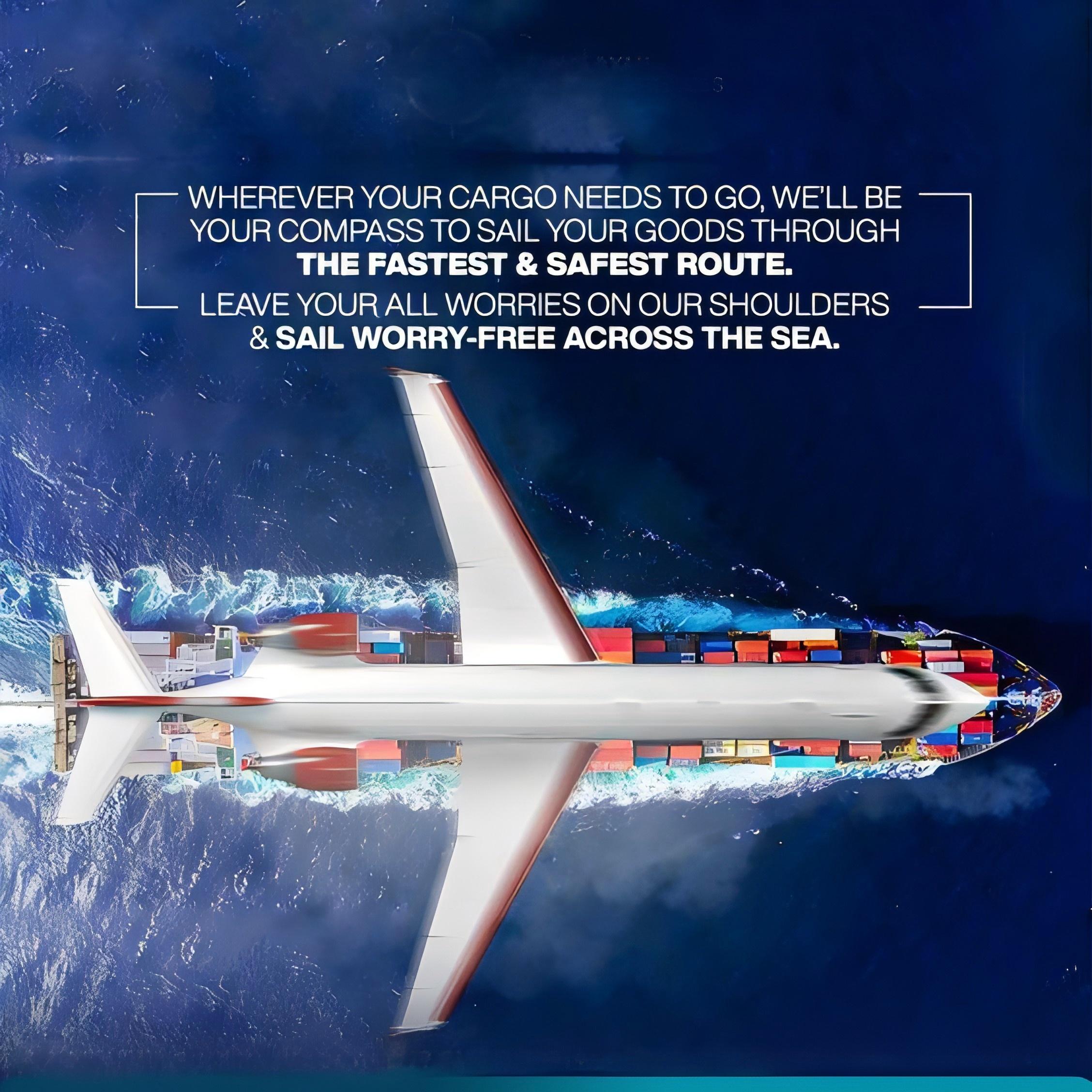 Comparison of sea and air freight logistics