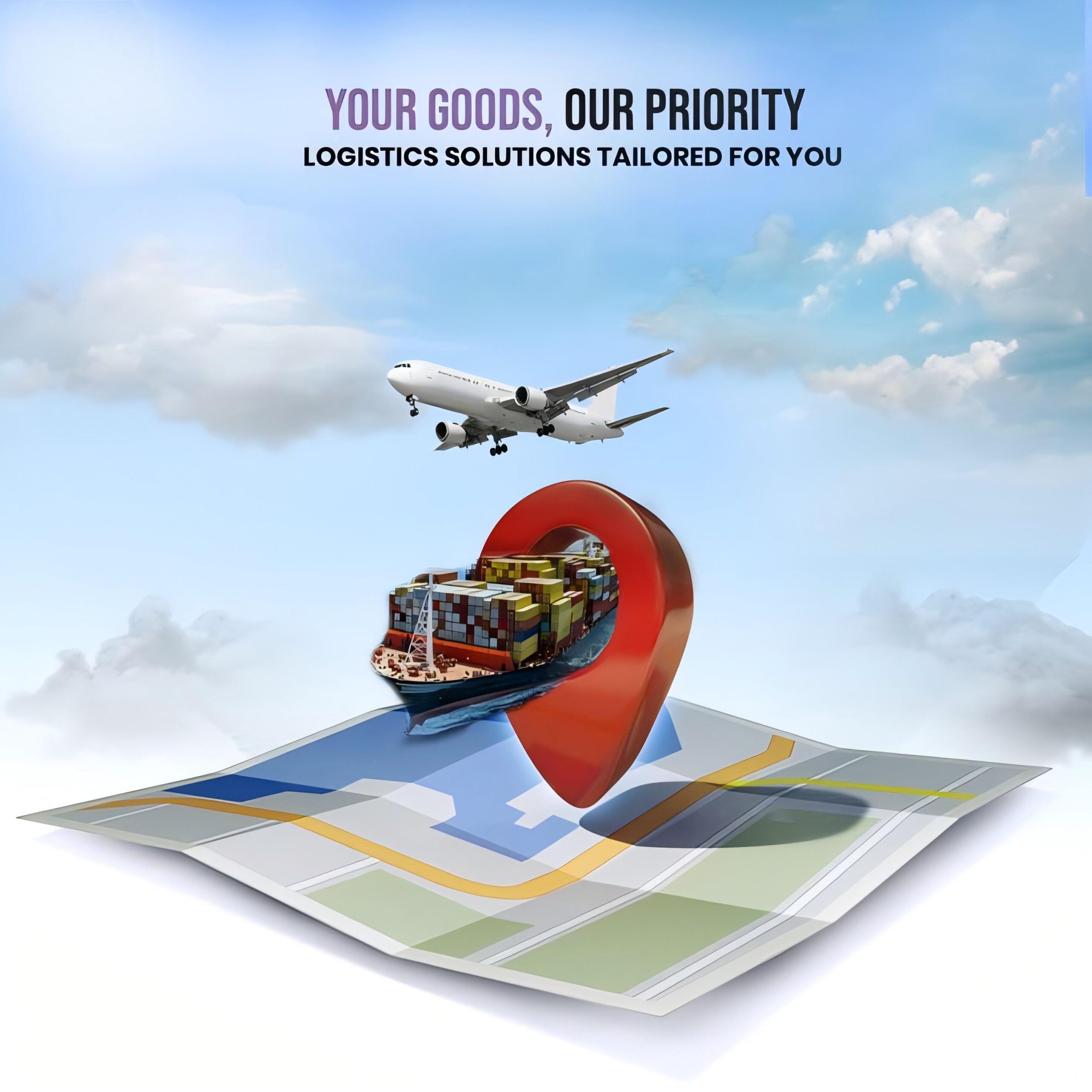 Express courier delivery truck for automotive components