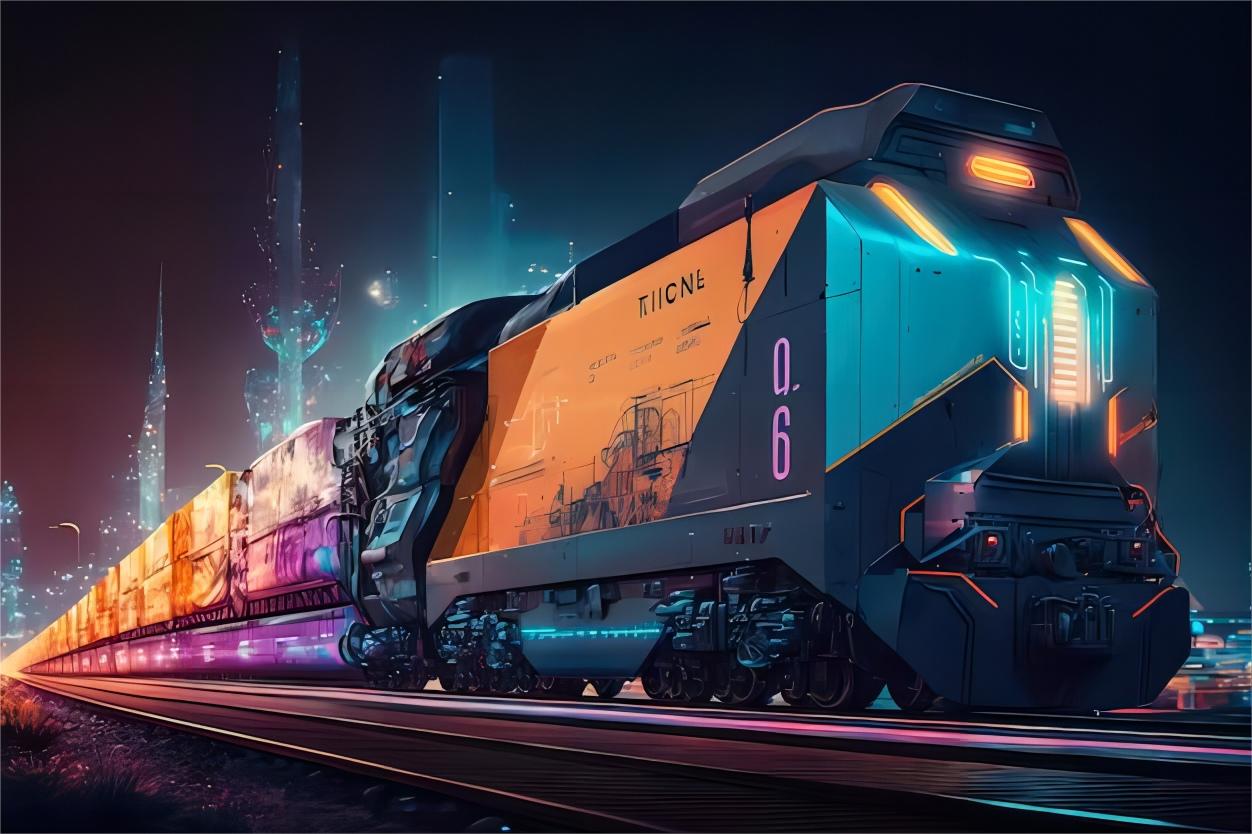 A large cargo ship carrying containers of auto parts from China to Europe