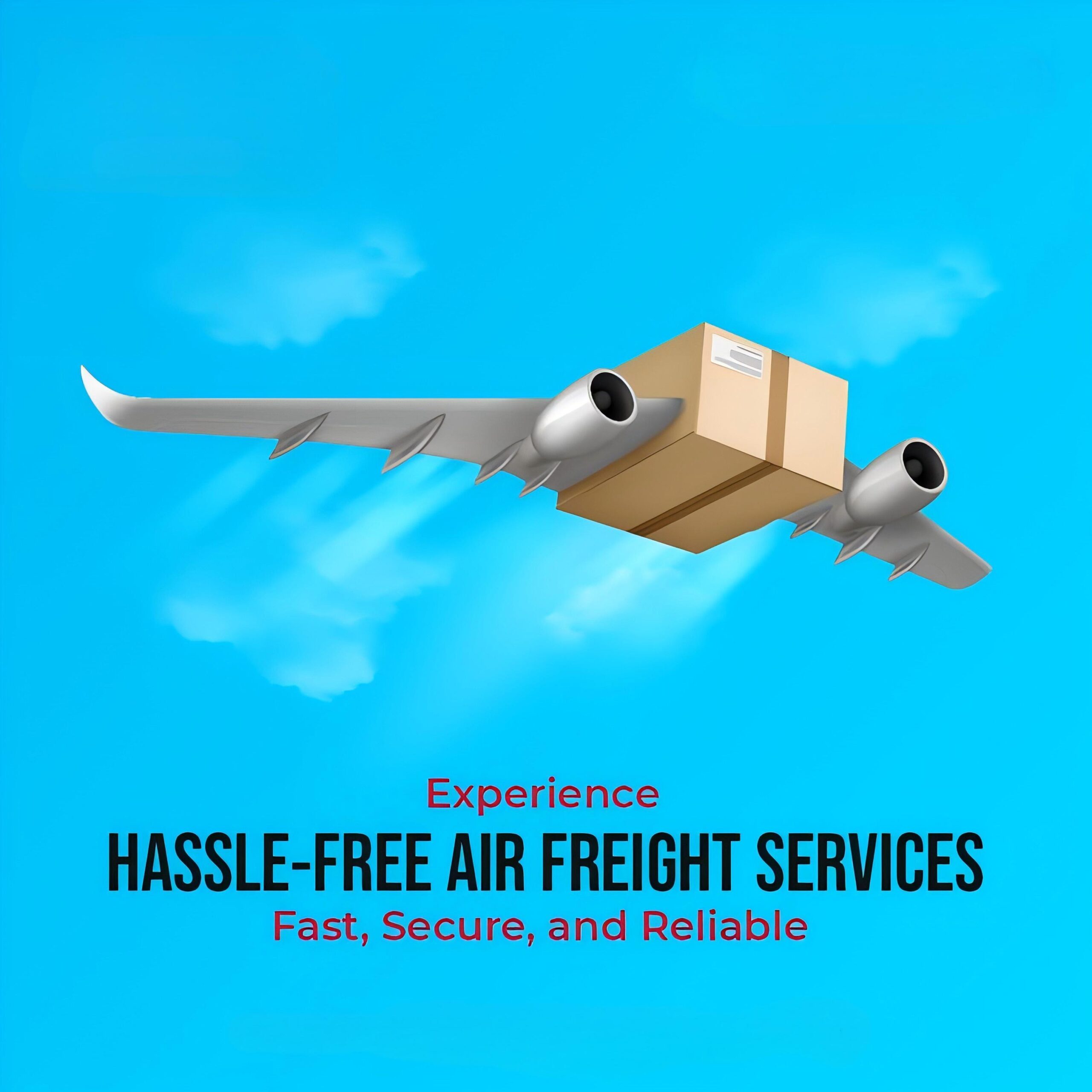 Air cargo plane being loaded with home goods for shipment to Europe