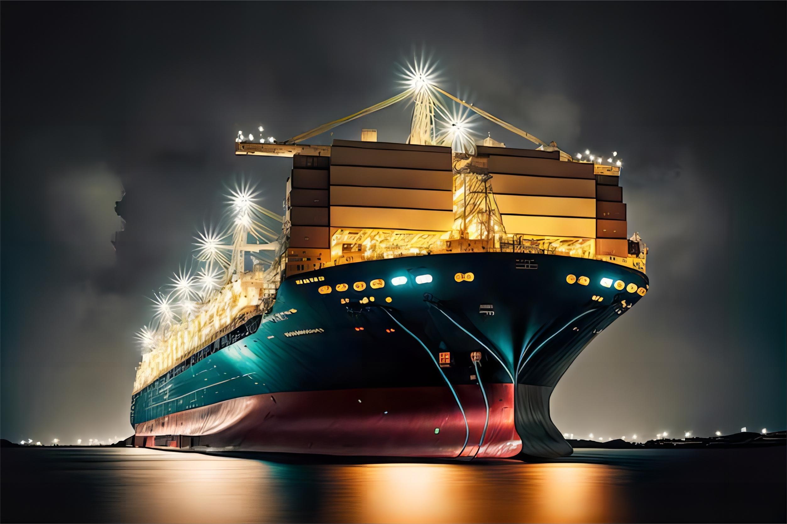 Logistics manager reviewing shipping documents for China to USA freight