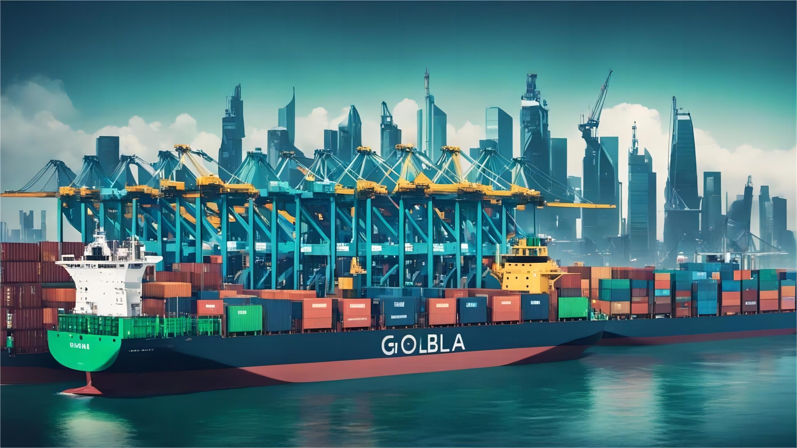 Marine cargo insurance document for international shipping