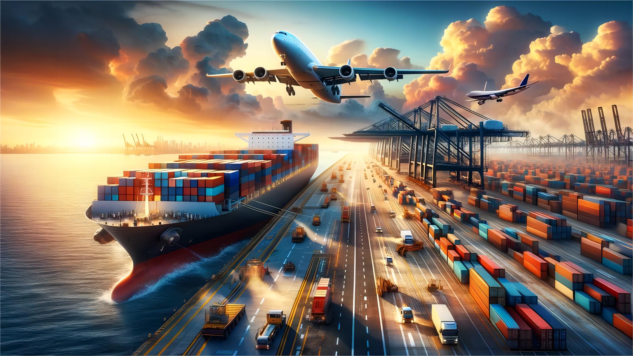 Logistics professional managing toy supply chain