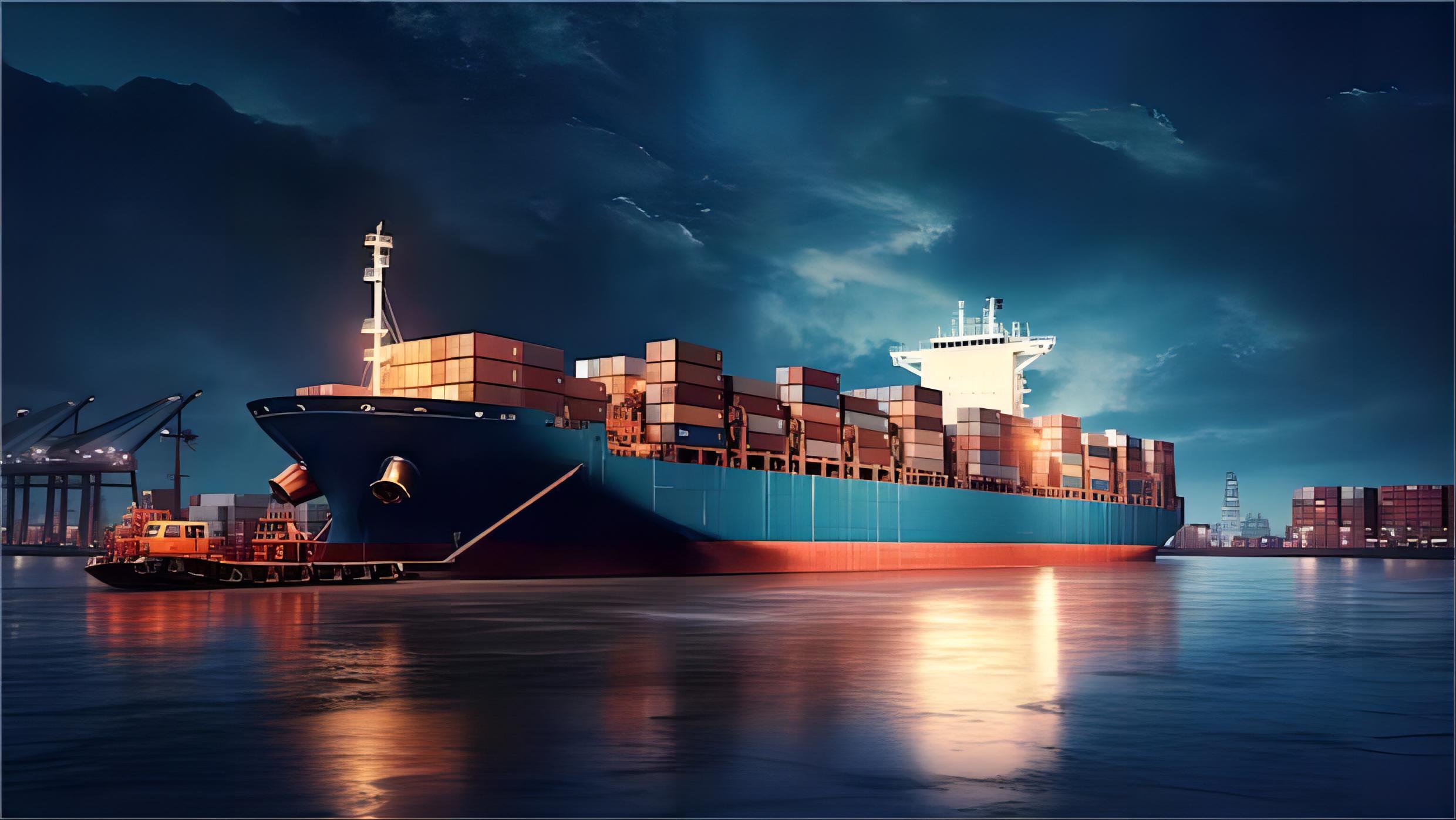 Logistics professional checking customs documents for lighting imports