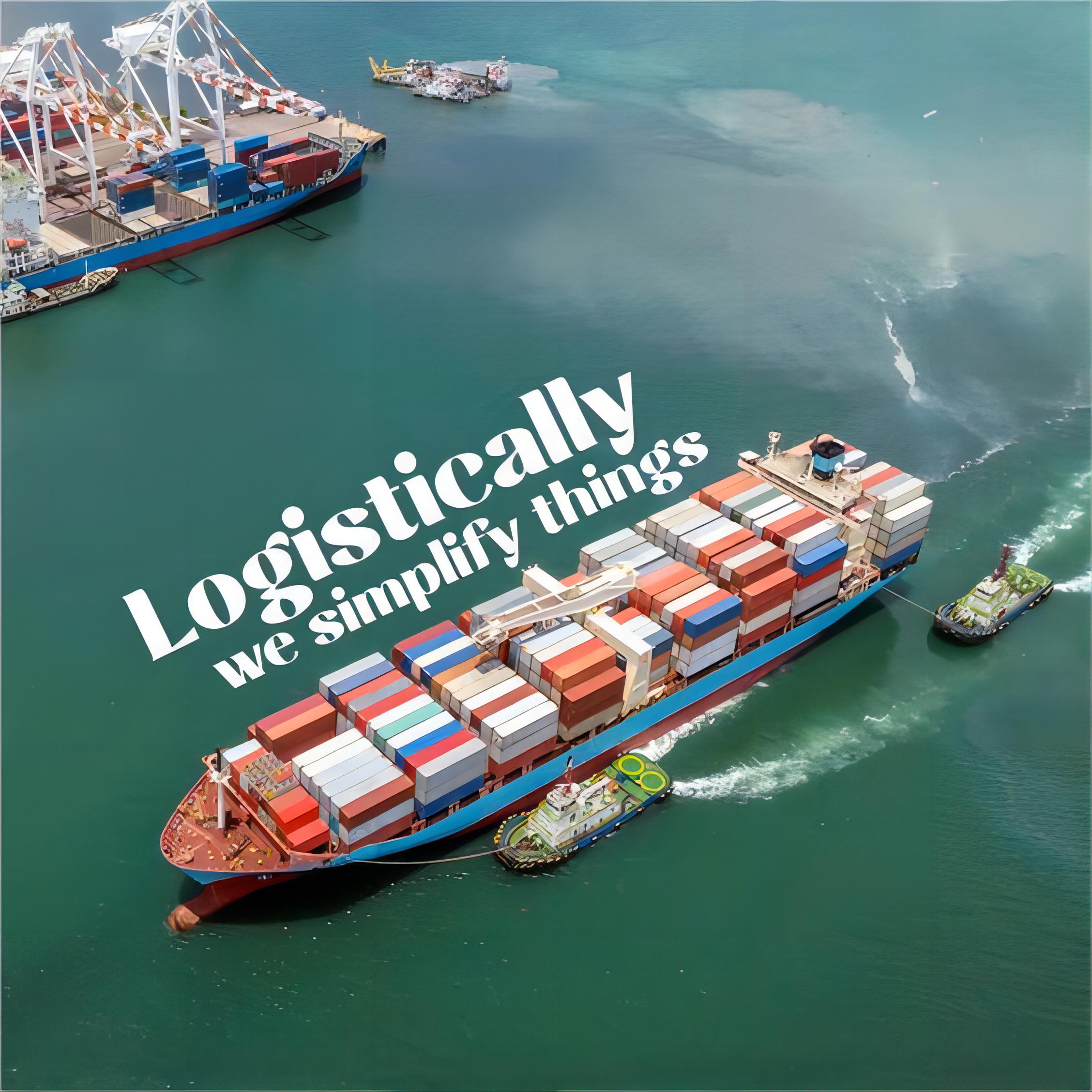 Container ship departing a Chinese port for Denmark