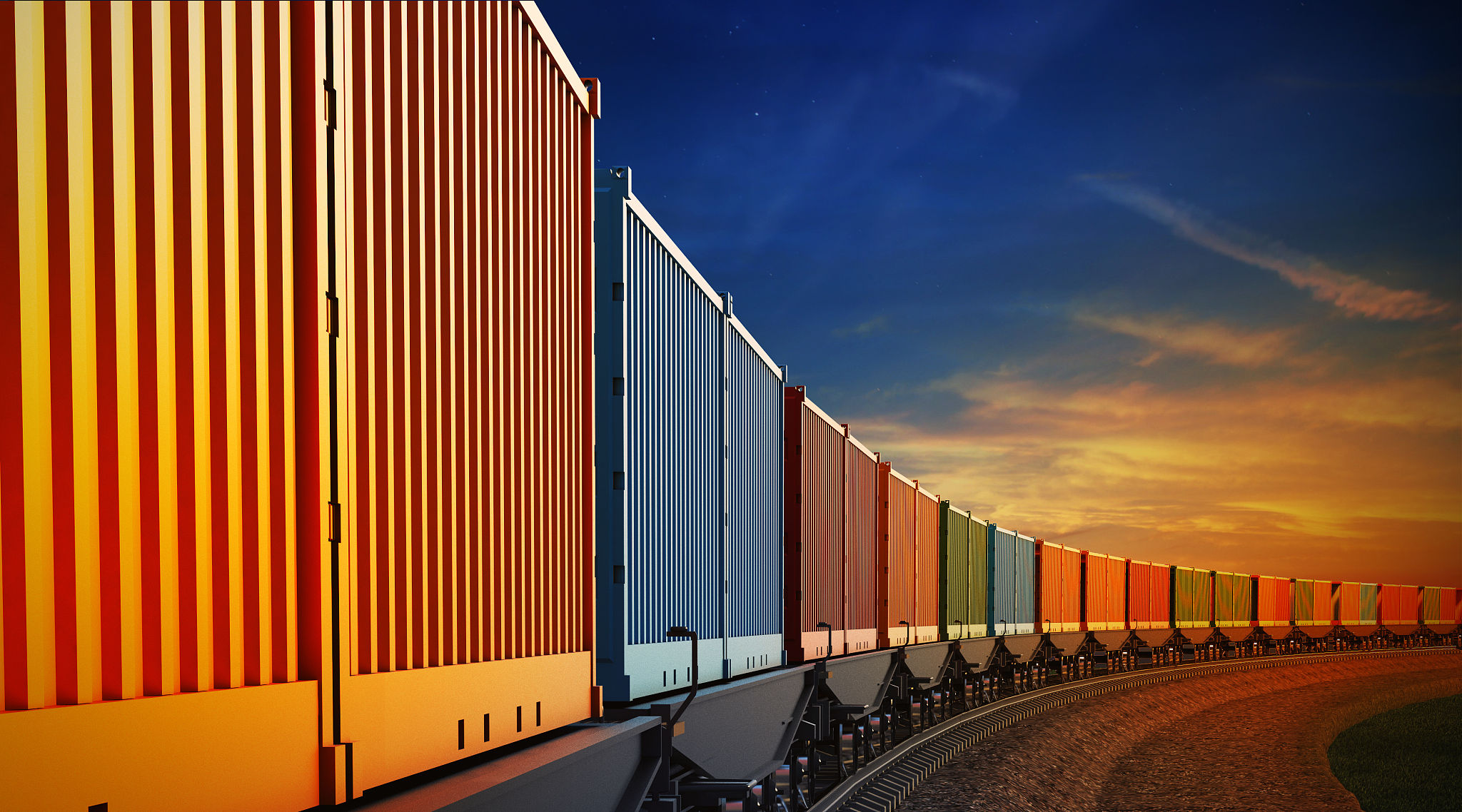 Comparison chart for sea and air freight costs