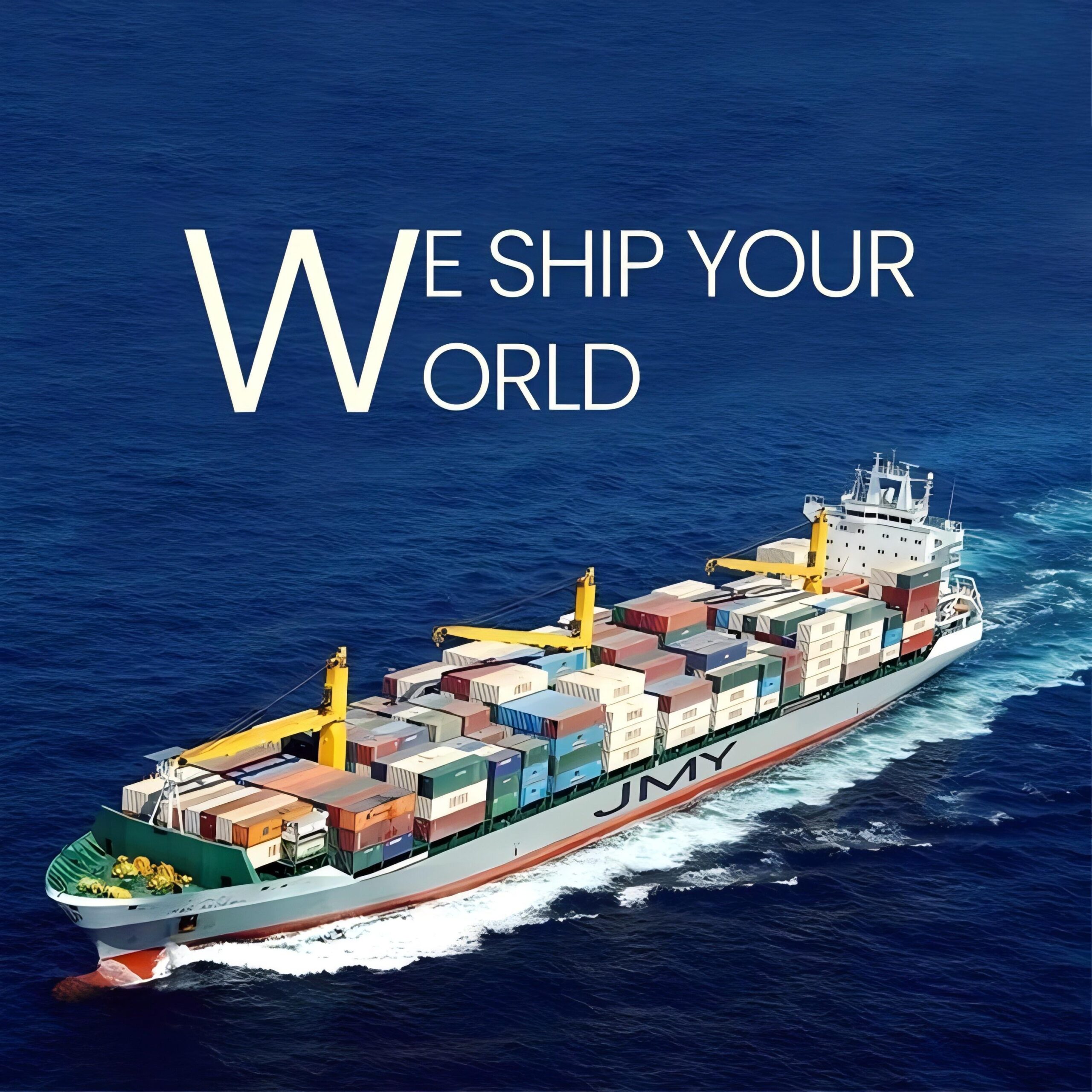 Cargo ship and airplane representing reliable door to door delivery from China to USA