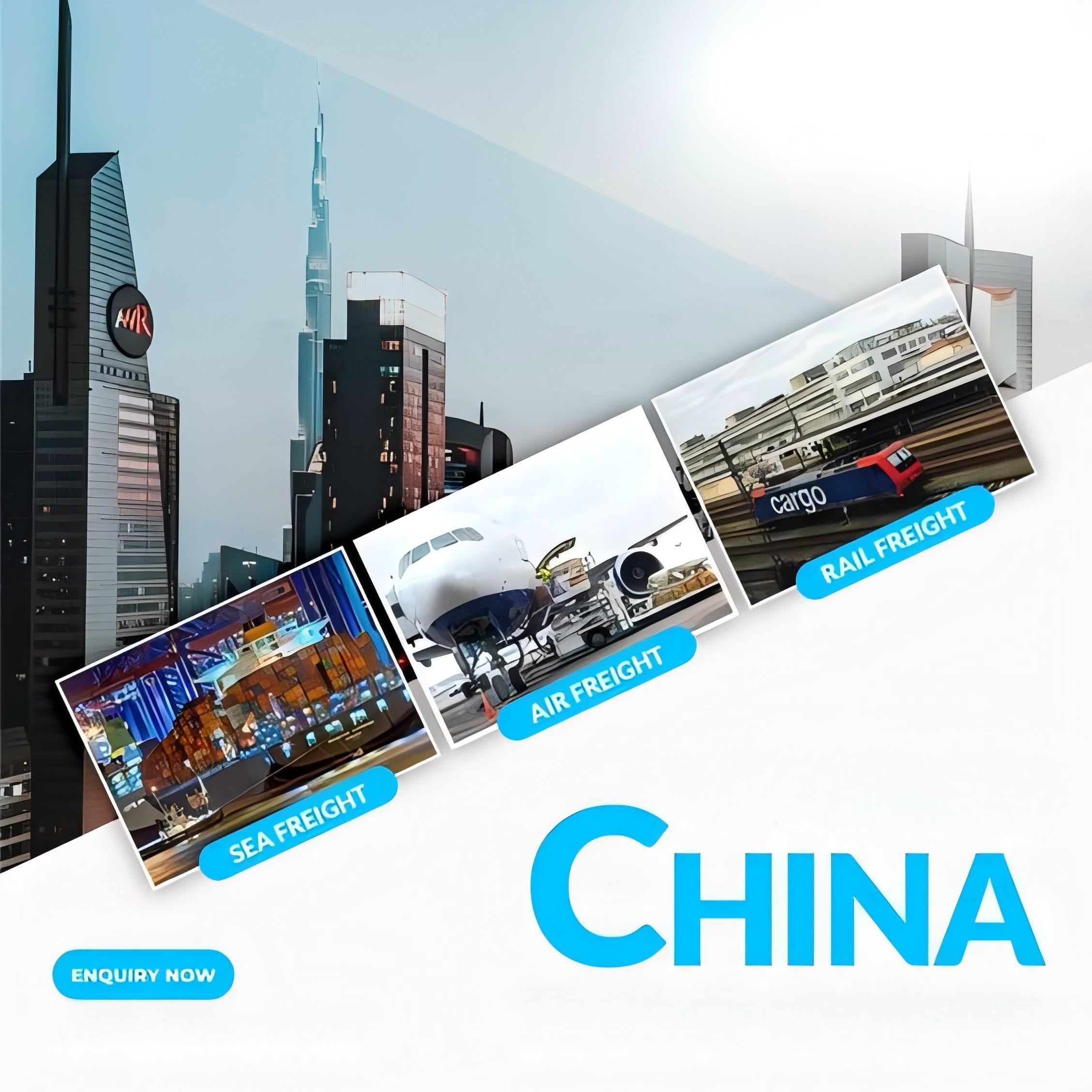 Comparison table of shipping costs from China to New York