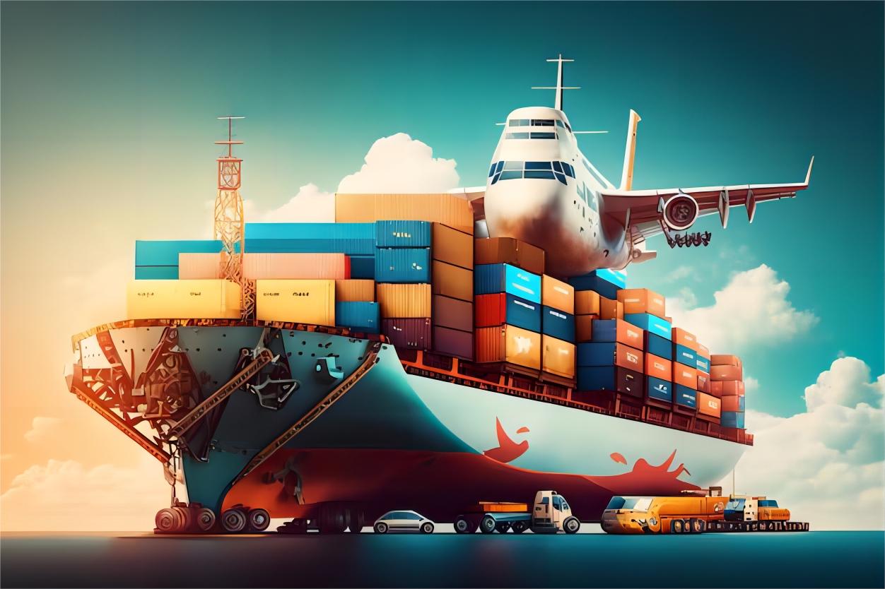 Logistics manager reviewing shipping documents