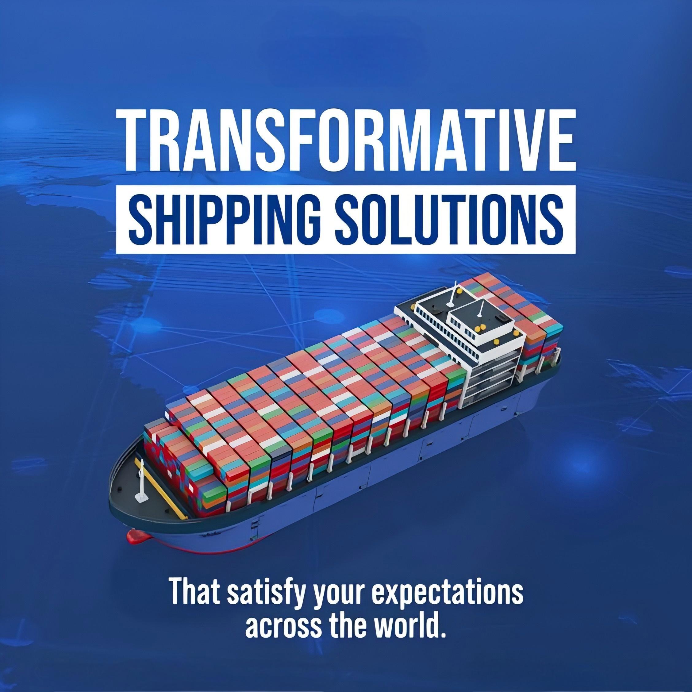 LCL shipping container being loaded at a Chinese port for transit to the Netherlands