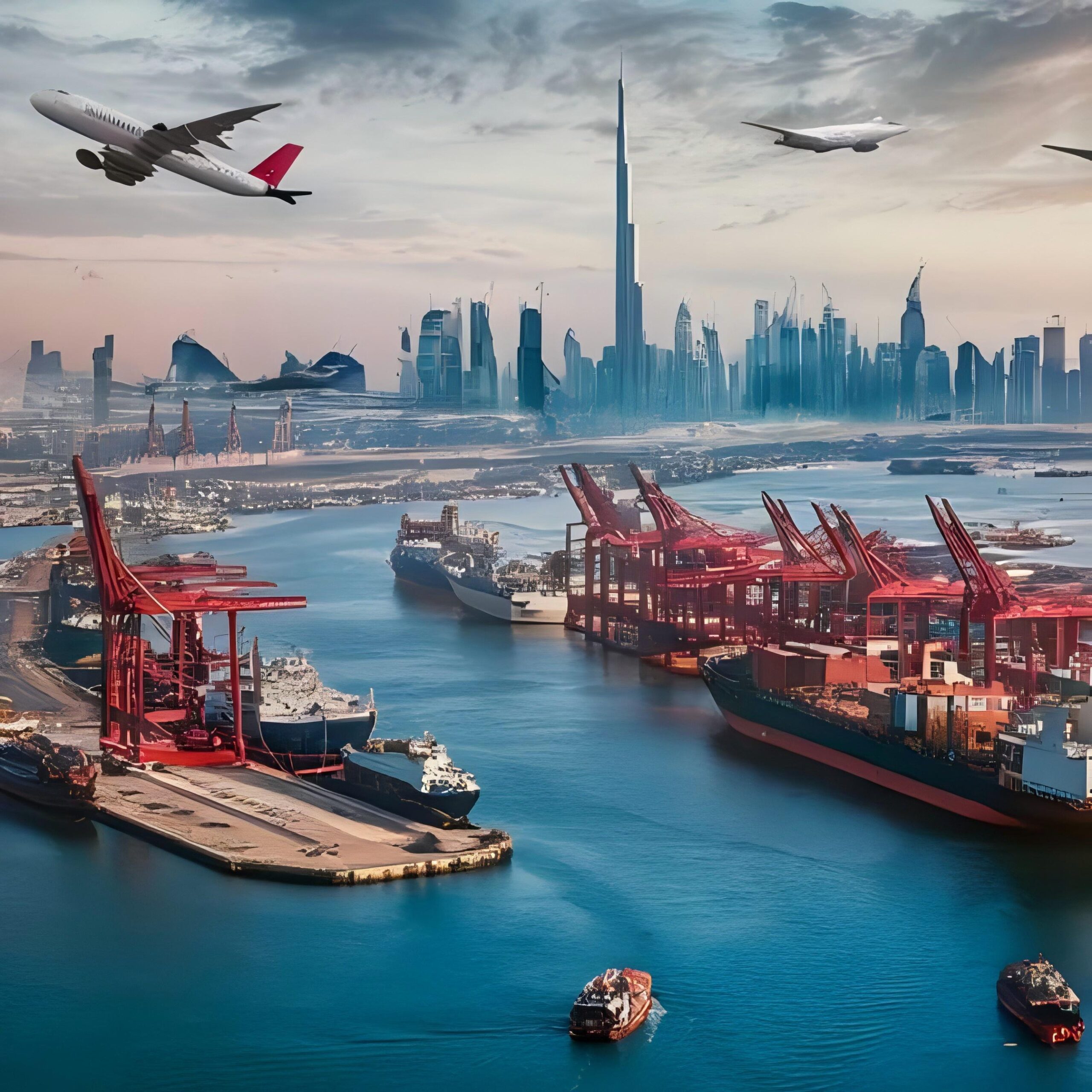 Logistics hub showing professional customs clearance from China to France operations