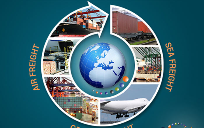 Logistics manager reviewing shipping documents for electronics