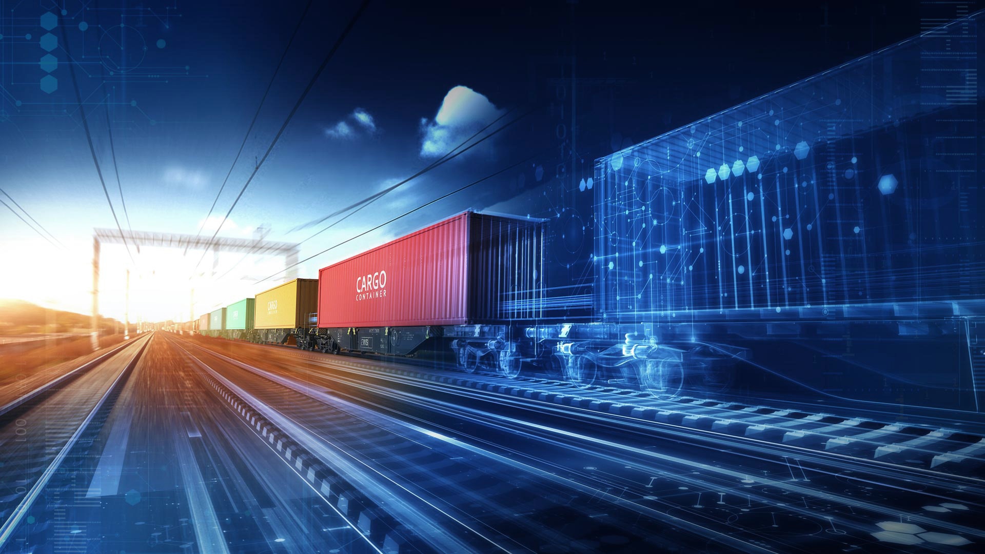 Logistics warehouse showing consolidation of LCL shipments