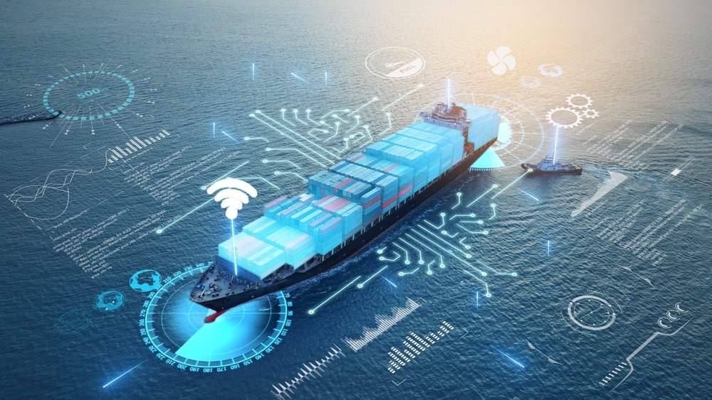Logistics manager reviewing shipping documents