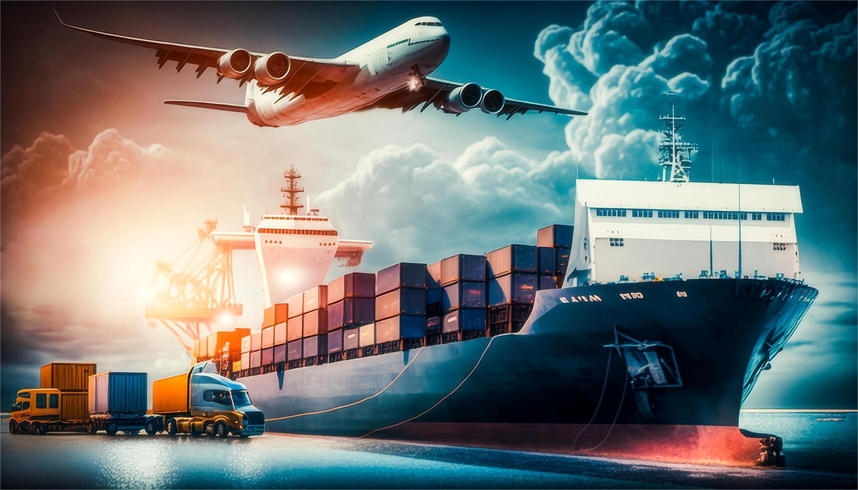 Logistics warehouse processing goods for air transport to Stockholm